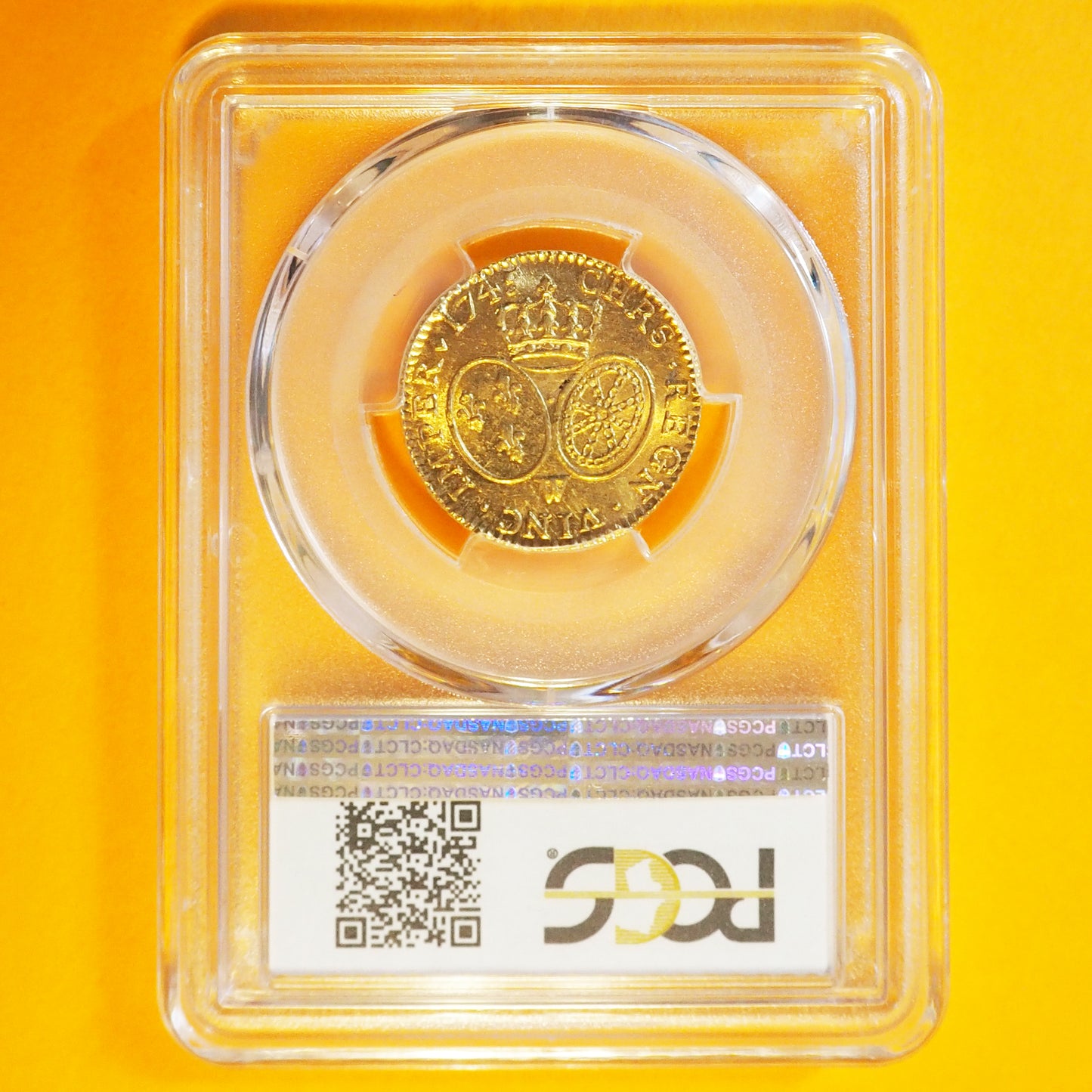 【稀少TOP2/準最高】フランス ルイドール金貨 ルイ15世 1745 MS64