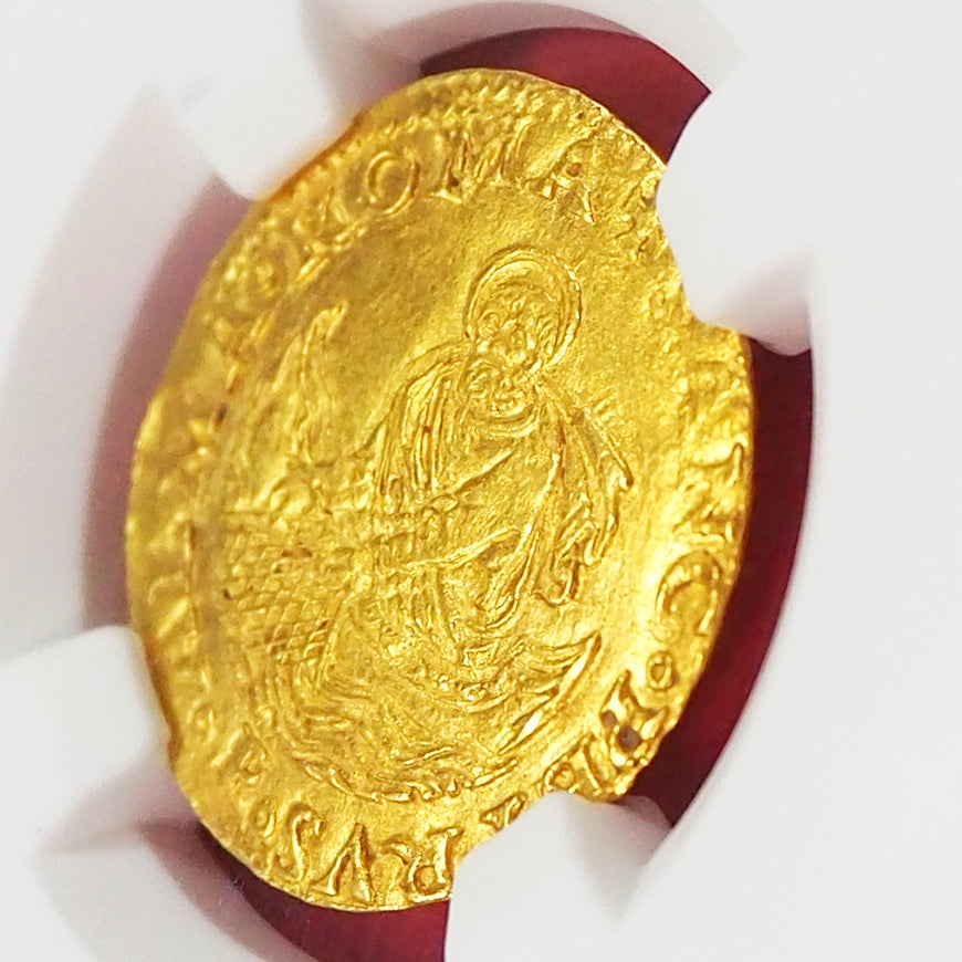 【★最高鑑定★レアデザイン】イタリア ダガット/フィオリーノ金貨 クレメンス7世 1523-34 MS62