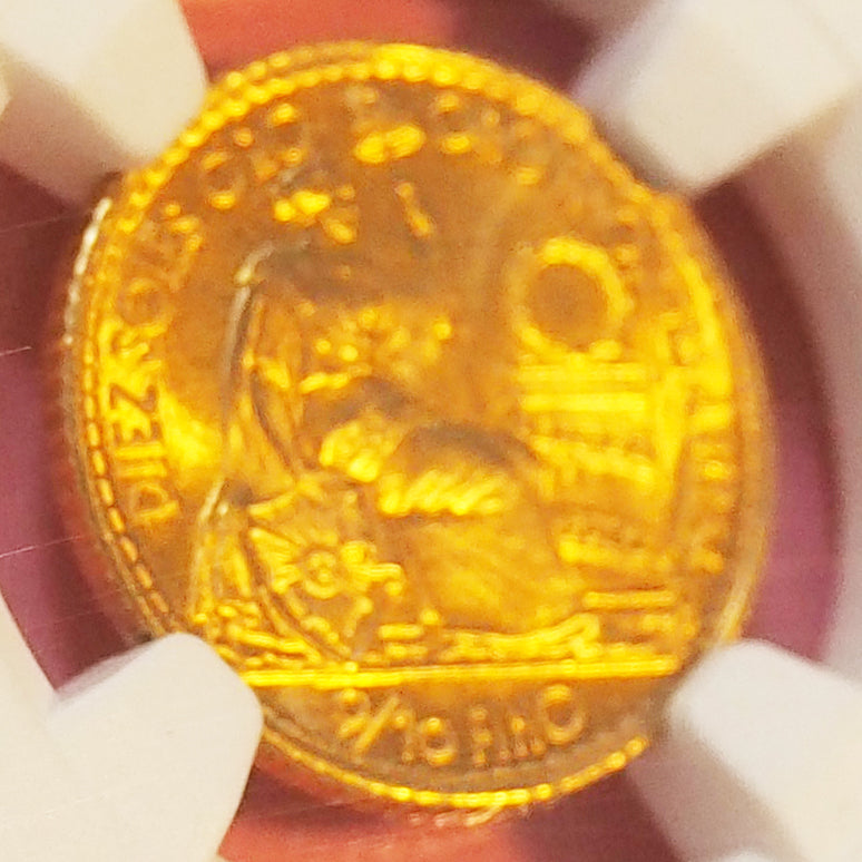 ペルー 10ソル金貨 シーテッド・リバティー 1963 MS67 ( NGC )