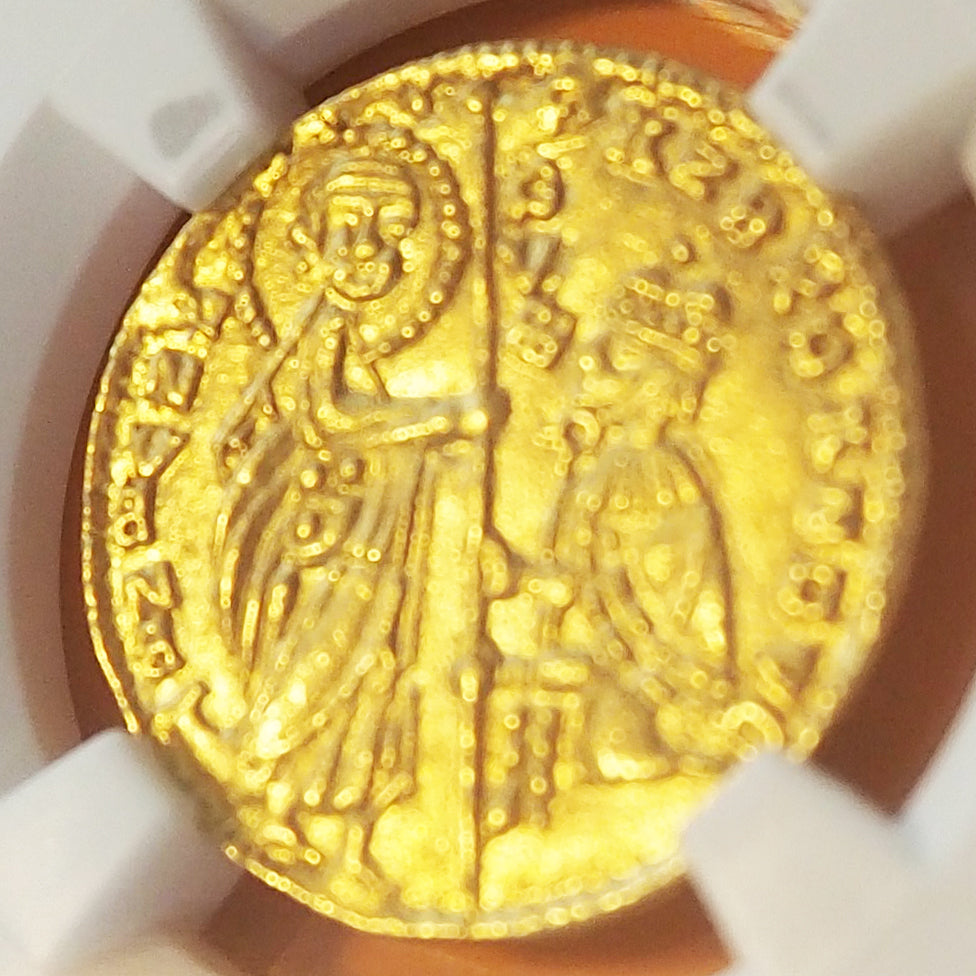 ギリシャ ゼッキーノ金貨 ダガット アンドレア・ダンドロ 1343-54 MS66 ( NGC )