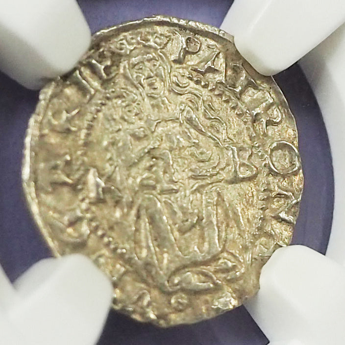 【コインビギナー要CHECK‼】ハンガリー ディナール銀貨 フェルディナント1世 マドンナ 1554 MS62