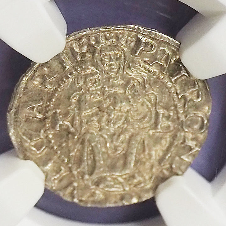【コインビギナー要CHECK‼】ハンガリー ディナール銀貨 フェルディナント1世 マドンナ 1554 MS62