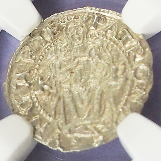 【コインビギナー要CHECK‼】ハンガリー ディナール銀貨 フェルディナント1世 マドンナ 1554 MS62