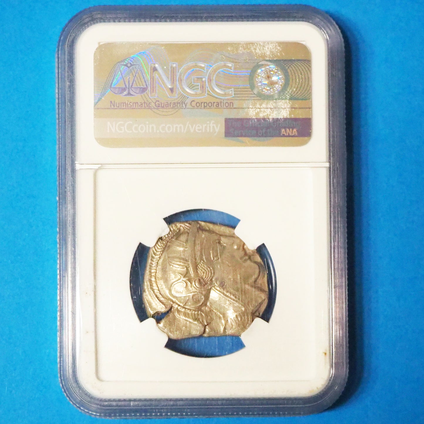 【超稀少AU/Wフルカウント】ギリシャ テトラ・ドラクマ銀貨 c.440-404BC AU5/5,5/5 フルクレスト