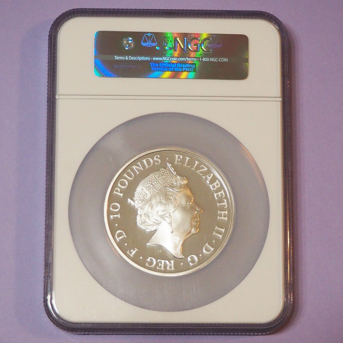 【咆哮する最強ビースト】イギリス 10ポンド銀貨 イングランドのライオン 2017 PF70 ULTRA CAMEO