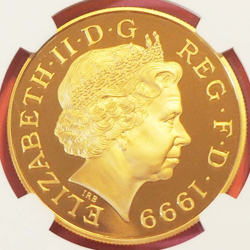 イギリス 5ポンド金貨 ダイアナ 1999 追悼追悼記念 PF69 ULTRA CAMEO ( NGC )