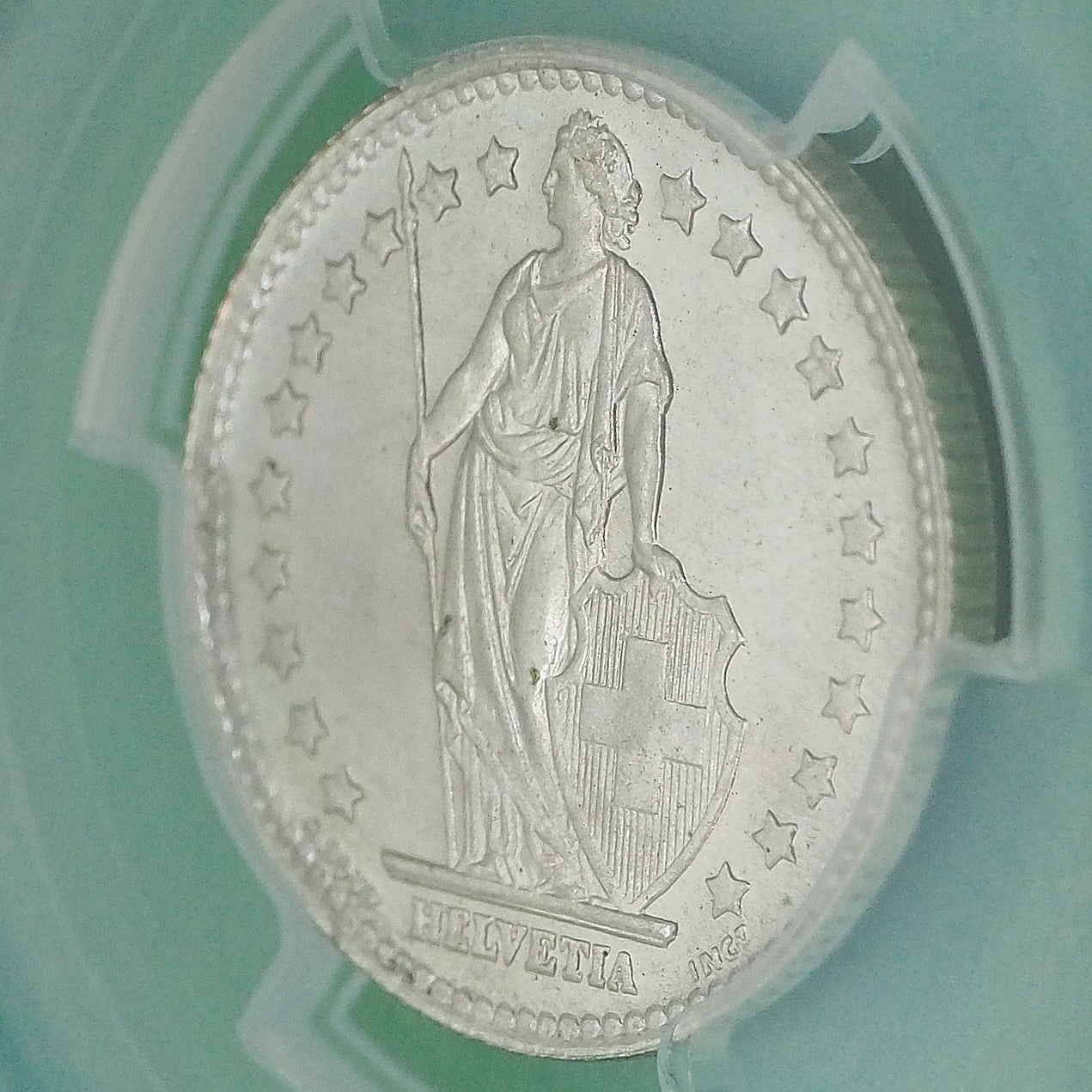 ðæ°äŸ¡æ Œð°ã¹ã€ã¹ 1ãã©ã³ïŒè©Šé³ïŒé貚  ã¹ã¿ã³ãã£ã³ã°å¥³ç¥ãã«ãŽã§ãã£ã¢ 1946 çšå°ã¿ã€ãã®éæµéãã¹ããã¿ãŒã³ SP65 (PCGS)