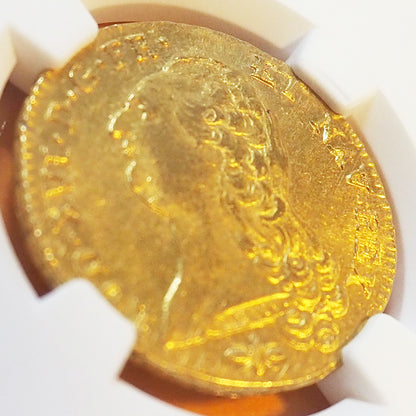 フランス ２ルイドール金貨 ルイ１６世 1786D MS62 ( NGC  )