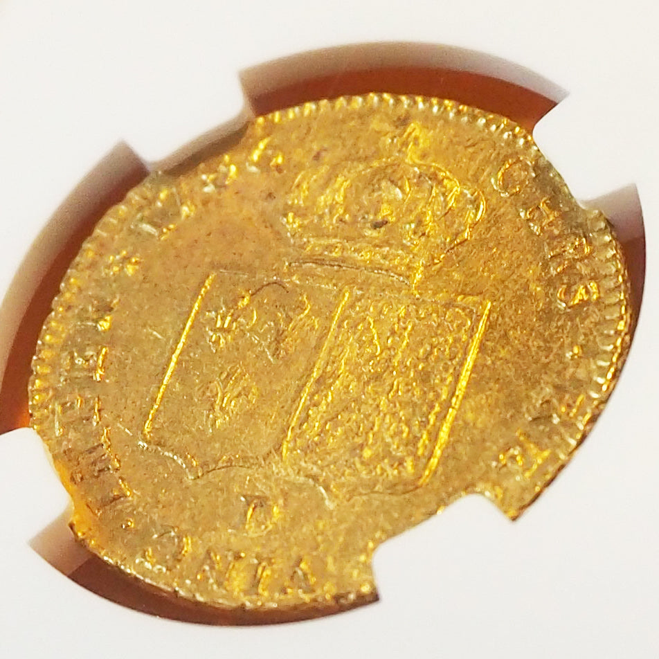 フランス ２ルイドール金貨 ルイ１６世 1786D MS62 ( NGC ) – CoinCity