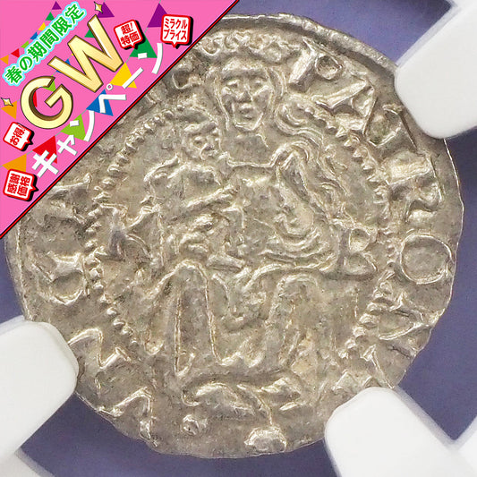 🉐🈹｟🎵GWキャンペーン🎵｠～期間限定での特別割引～ ハンガリー ディナール銀貨 フェルディナント１世 マドンナ 1554 MS62 （NGC）初心者必見！1万円～で価値が愉しめるコイン♪