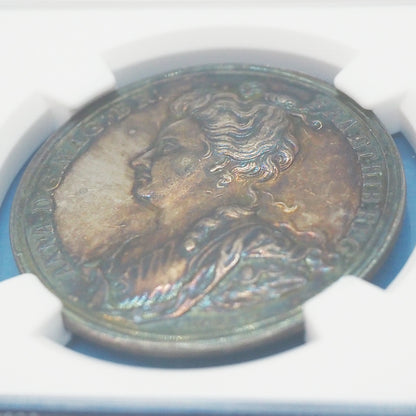 イギリス シルバーメダル アン女王 イングランド＆スコットランド ユニオン 連合記念 1707 UNC DETAILS CLEANED（NGC）