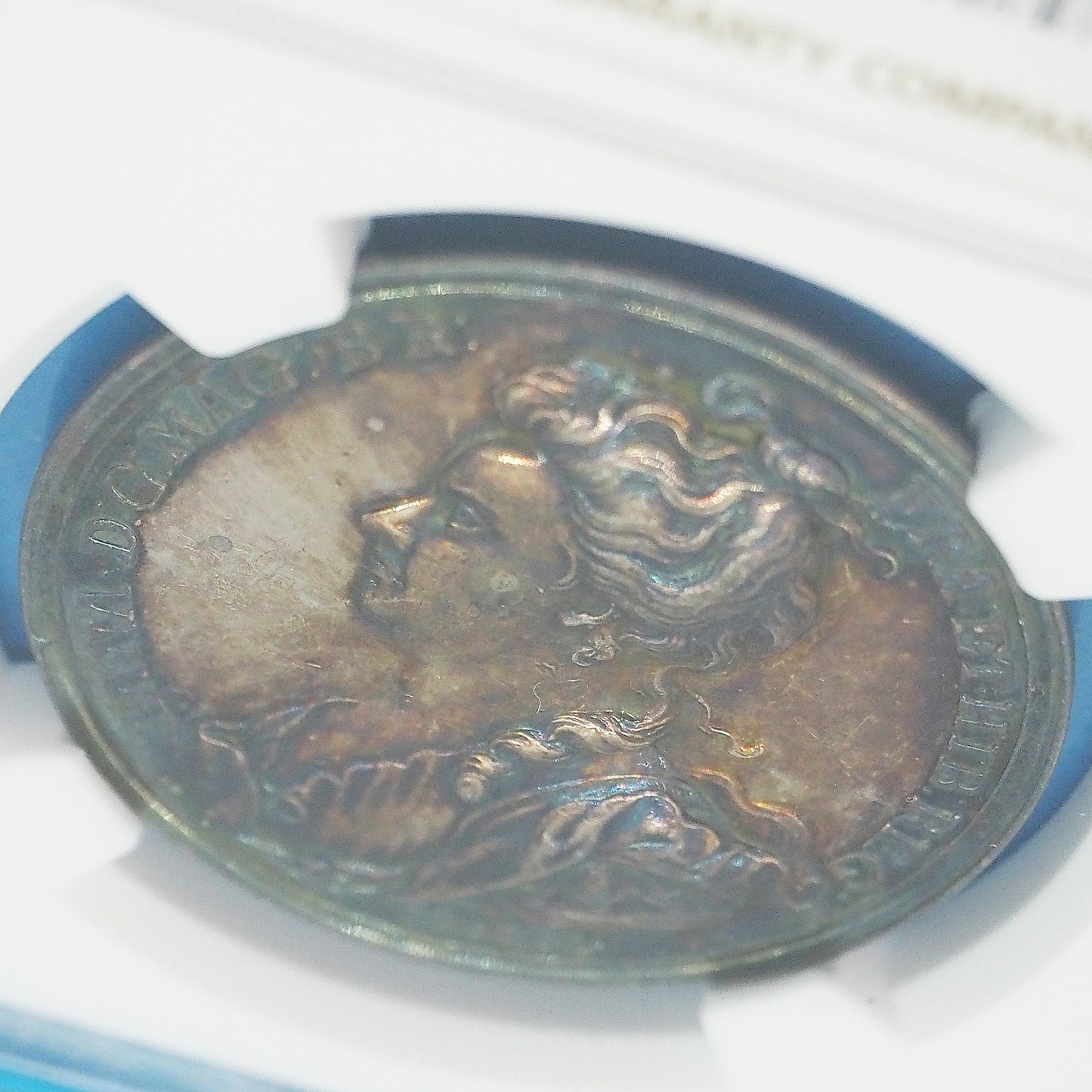 イギリス シルバーメダル アン女王 イングランド＆スコットランド ユニオン 連合記念 1707 UNC DETAILS CLEANED（NGC）