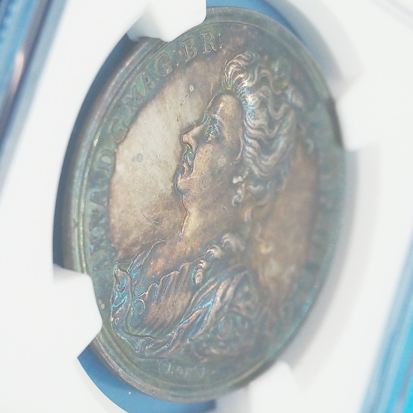 イギリス シルバーメダル アン女王 イングランド＆スコットランド ユニオン 連合記念 1707 UNC DETAILS CLEANED（NGC）