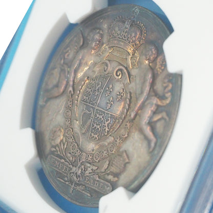 イギリス シルバーメダル アン女王 イングランド＆スコットランド ユニオン 連合記念 1707 UNC DETAILS CLEANED（NGC）