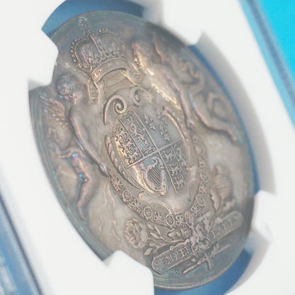 イギリス シルバーメダル アン女王 イングランド＆スコットランド ユニオン 連合記念 1707 UNC DETAILS CLEANED（NGC）